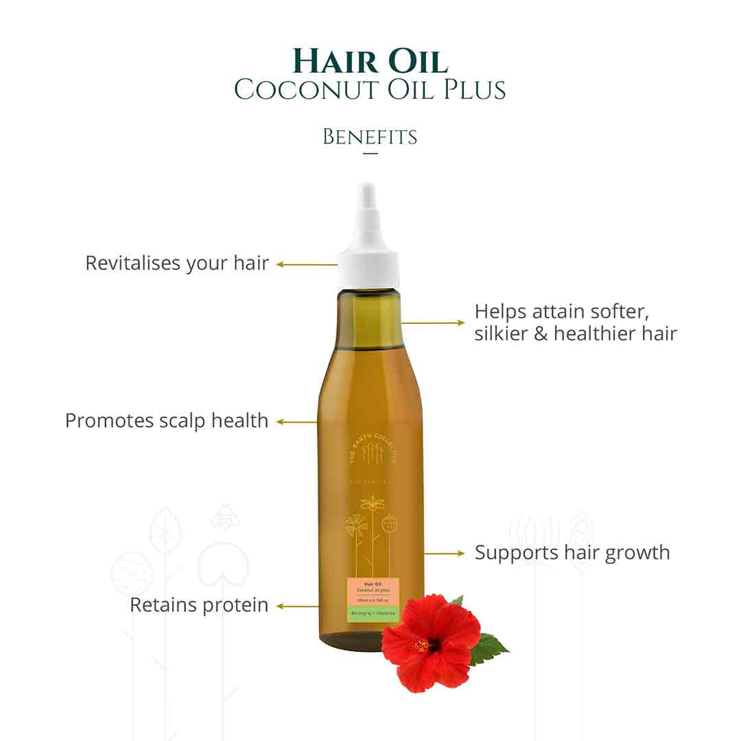 Vanity Wagon | Buy The Earth Collective Hair Oil with Coconut & Bhringraj