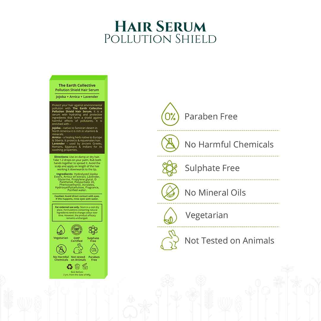 Vanity Wagon | Buy The Earth Collective Hair Serum for Pollution Shield