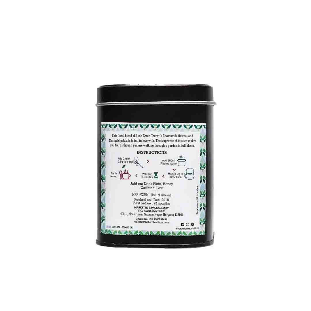 The Herb Boutique Chamomile Garden Green Tea with Marigold and Chamomile -3