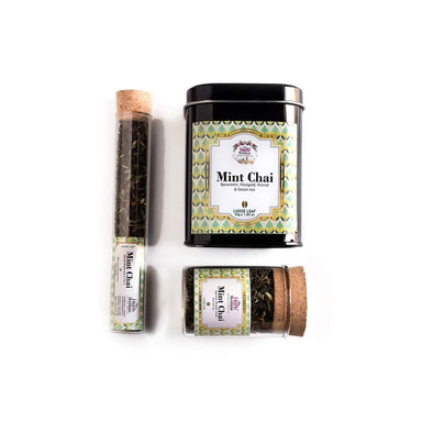 The Herb Boutique Mint Chai with Spearmint, Marigold, Fennel and Green Tea -2