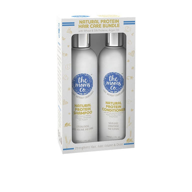 The Mom’s Co. Natural Protein Hair Care Bundle with Wheat, Silk Protein and Argan Oil -2
