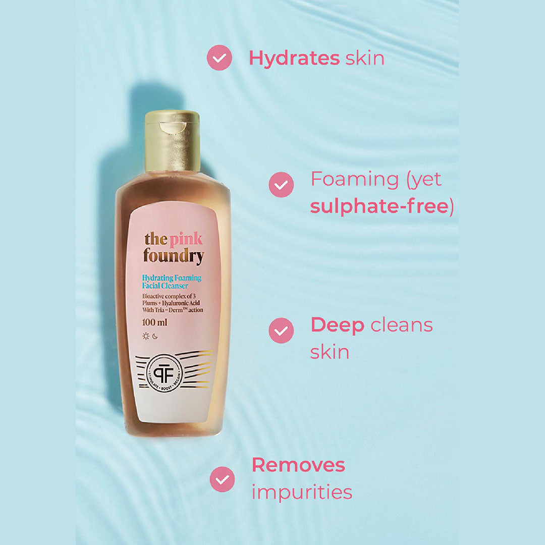 The Pink Foundry Hydrating Foaming Facial Cleanser