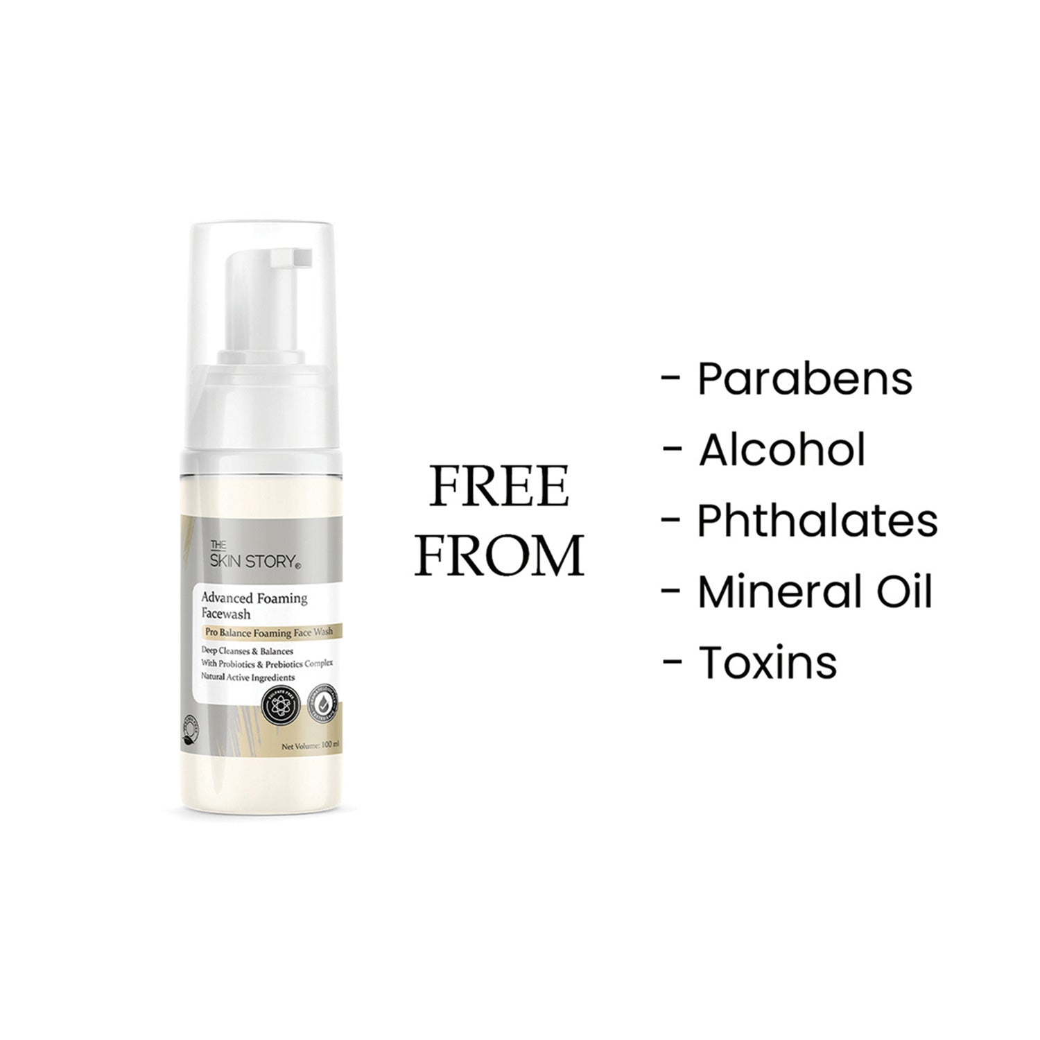 Vanity Wagon | Buy The Skin Story Advanced Foaming Face Wash with Probiotics & Prebiotics Complex