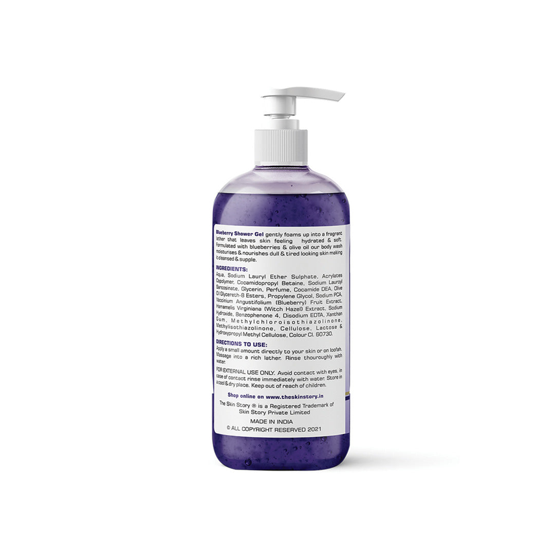 Vanity Wagon | Buy The Skin Story Blueberry Shower Gel with Witch Hazel & Olive Oil