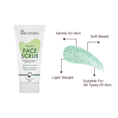Vanity Wagon | Buy The Skin Story Deep Cleansing Moringa Face Gentle Scrub