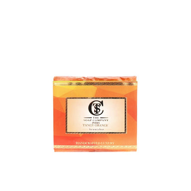 The Soap Company India Tangy Orange Beauty Bar with Orange Peel, Cinnamon, Jojoba and Almond Oil -1