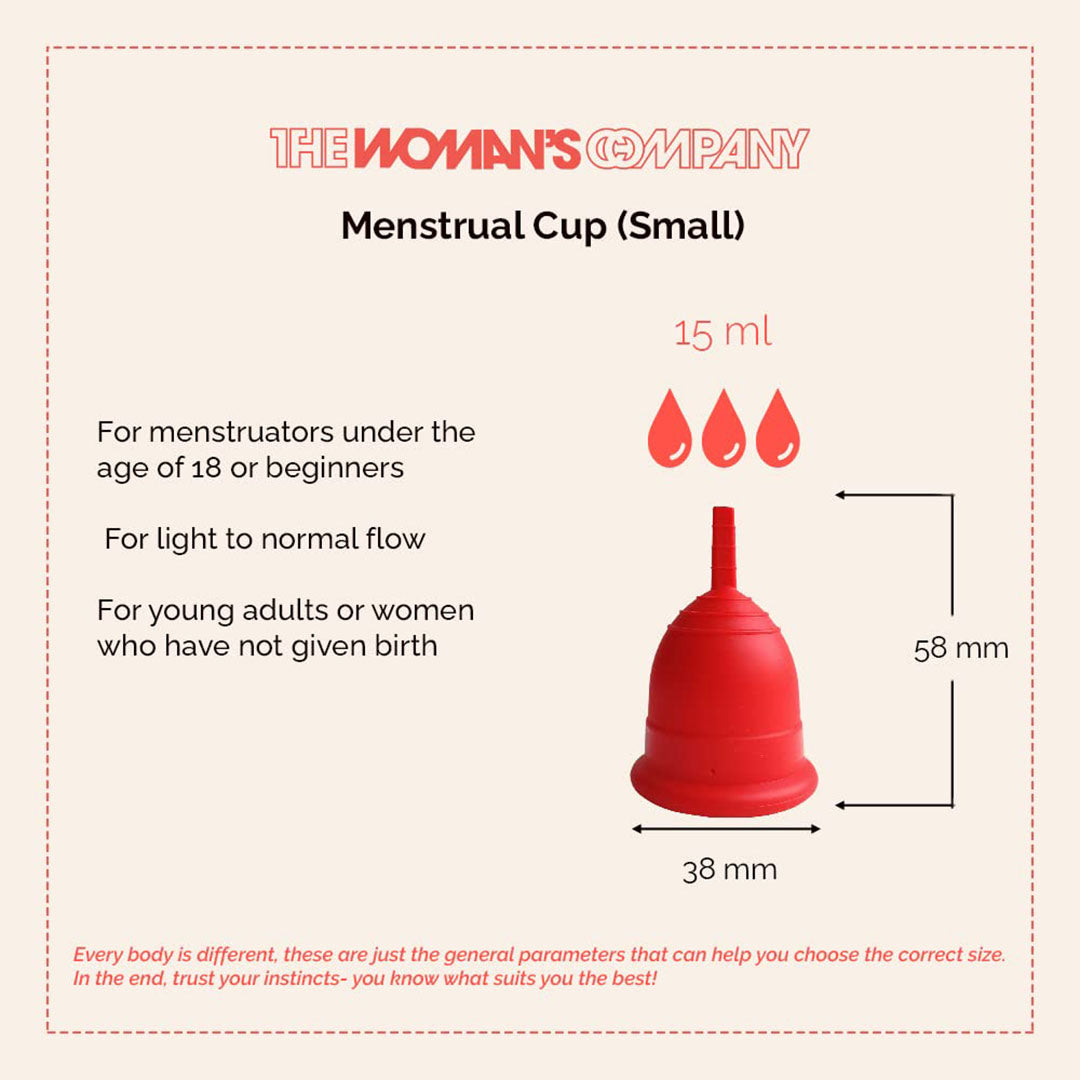 Vanity Wagon | Buy The Woman's Company Reusable Small Menstrual Cup with Menstrual Cup Sterilizer