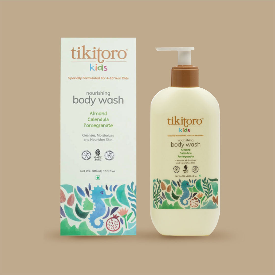 Vanity Wagon | Buy Tikitoro Kids Nourishing Body wash with Almond, Calendula & Pomegranate