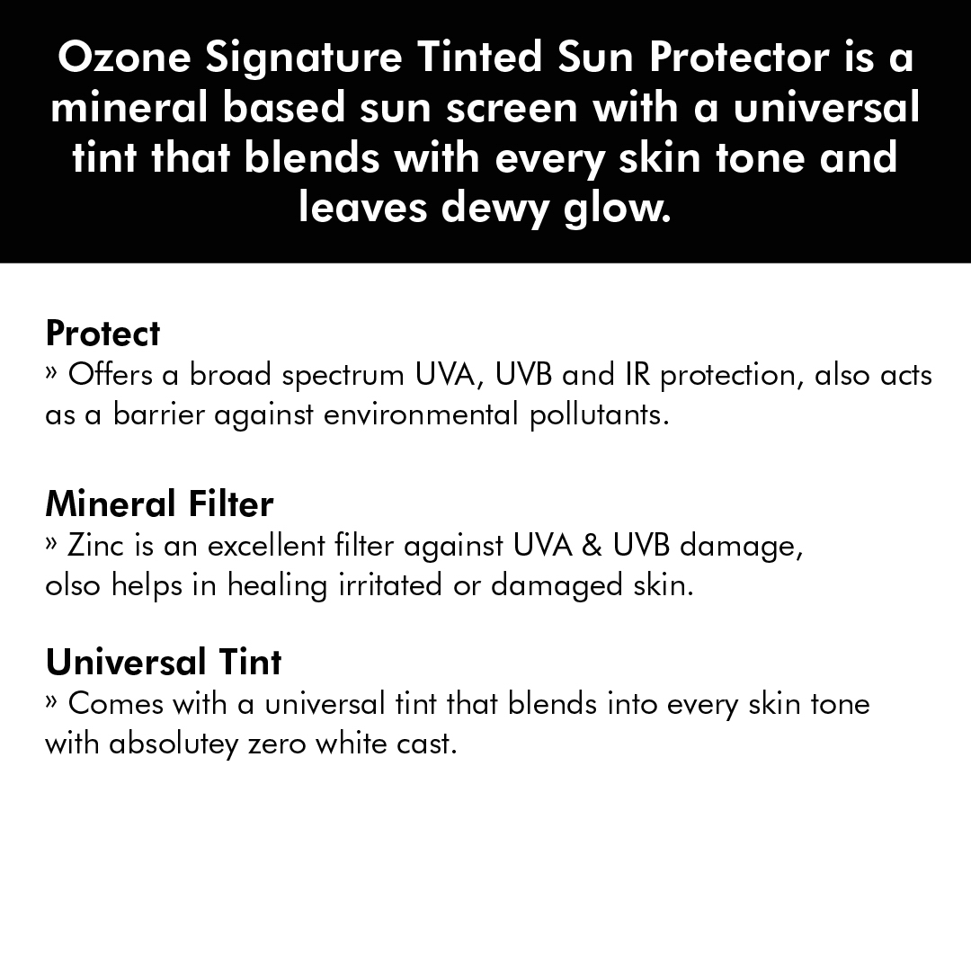 Vanity Wagon | Buy Ozone Signature Tinited Sun Protector