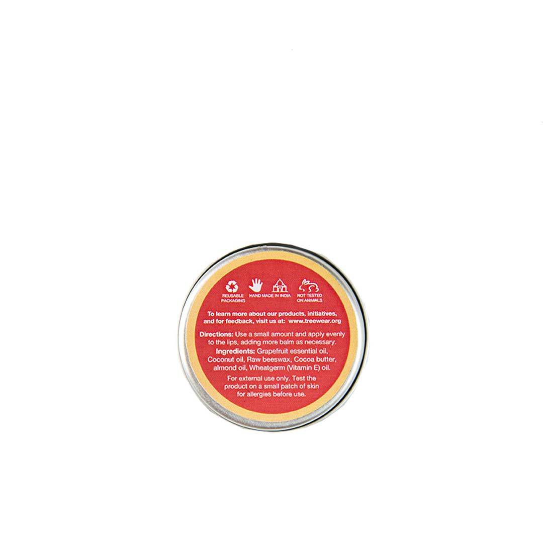 Vanity Wagon | Buy TreeWear Beeswax Lip Balm, Grapefruit