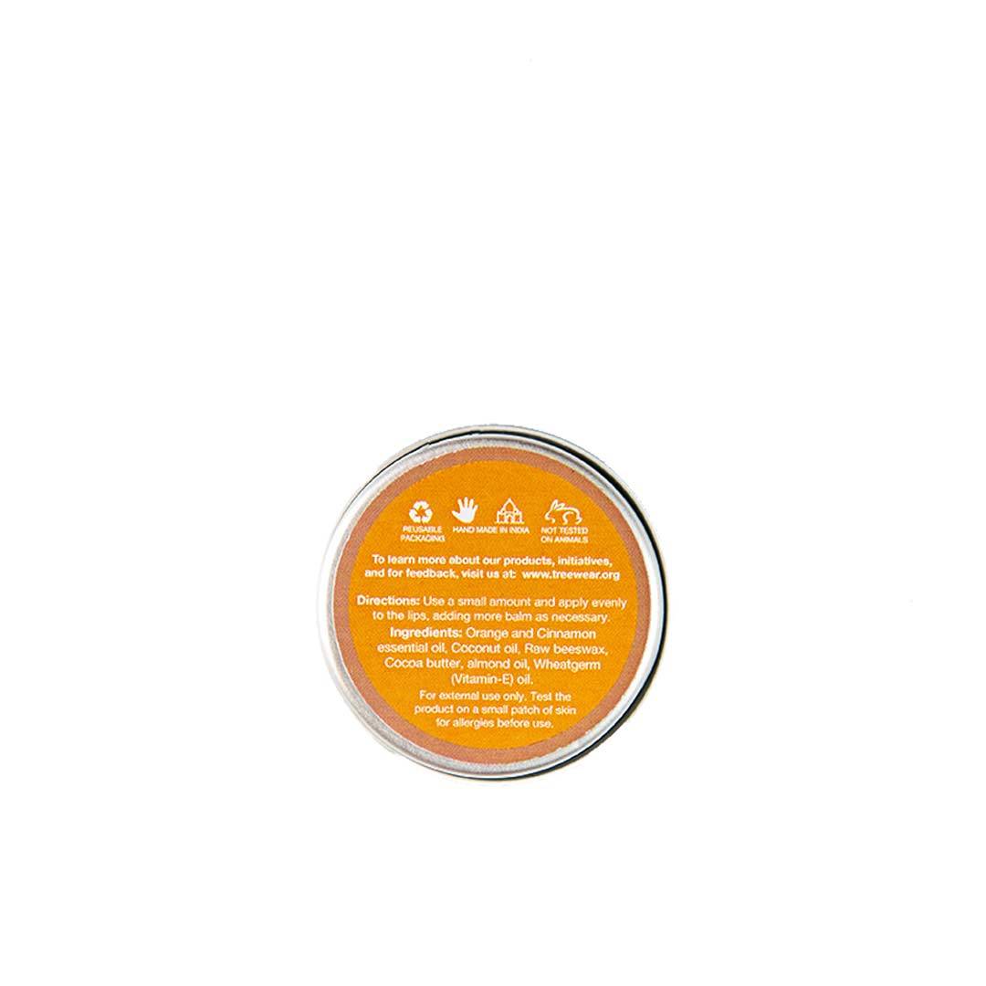 Vanity Wagon | Buy TreeWear Beeswax Lip Balm, Orange & Cinnamon