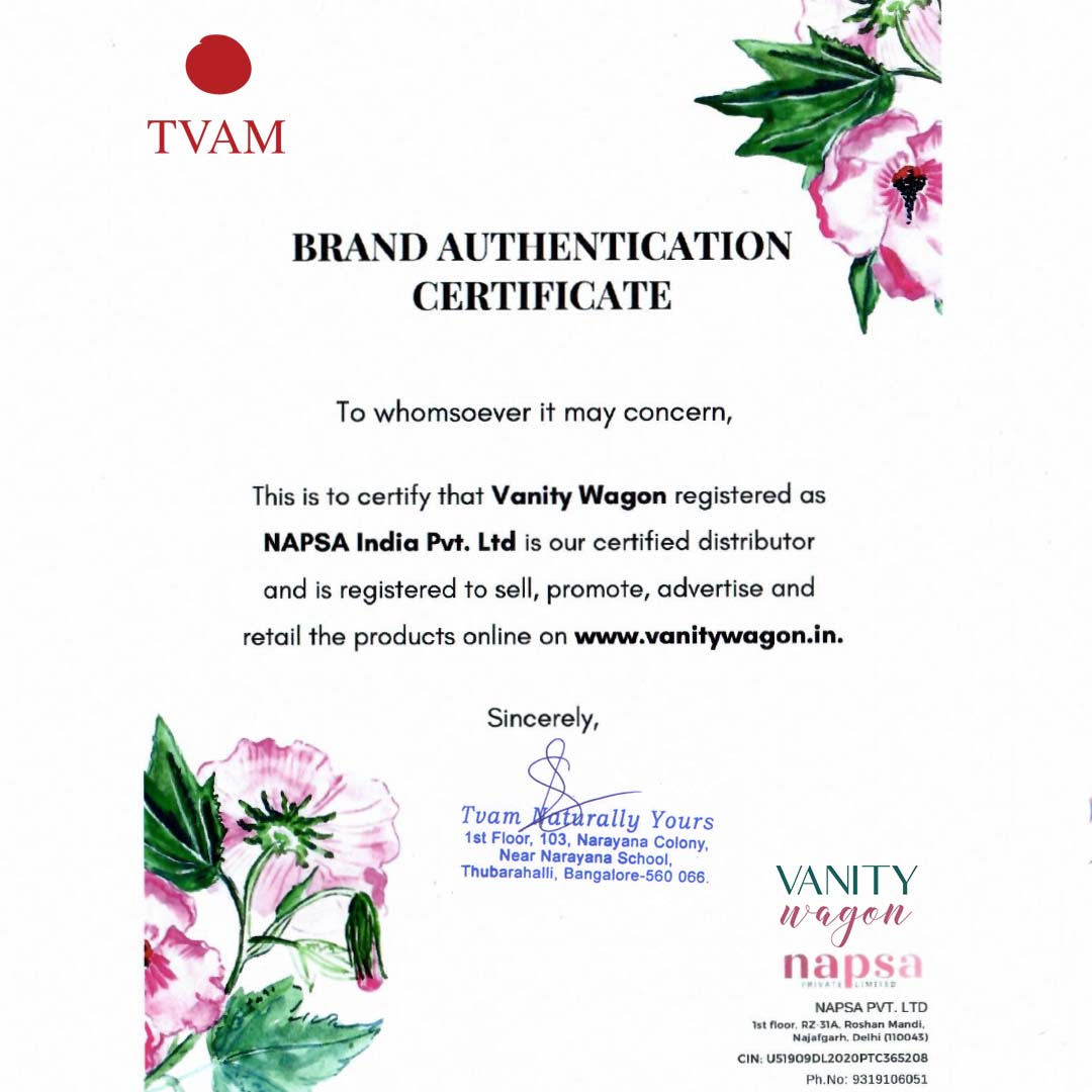Vanity Wagon | Buy TVAM Skin Brightening Lotion with SPF, Mulberry & Carrot Seed