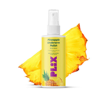 Vanity Wagon | Buy Plix Pineapple Underarms Lightening Deodorant for Women | Antiperspirant Spray For Dark Underarms | Long Lasting Odour Protection