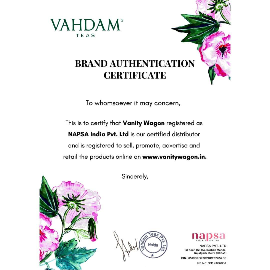 Vahdam Teas Signature Private Reserve