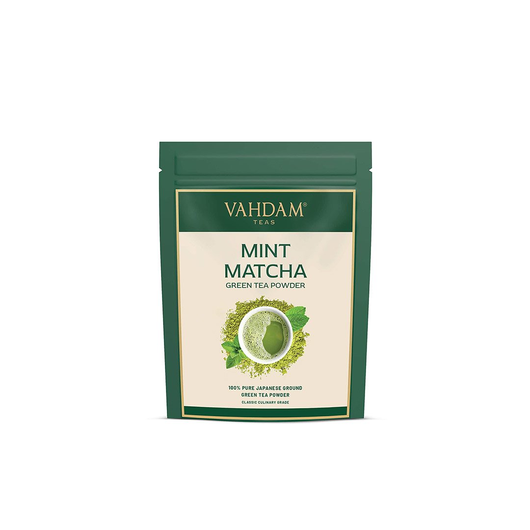 Vanity Wagon | Buy Vahdam Mint Matcha Superfood Green Tea
