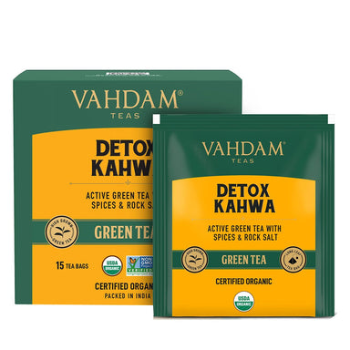 Vanity Wagon | Buy Vahdam Teas Detox Kahwa Green Tea