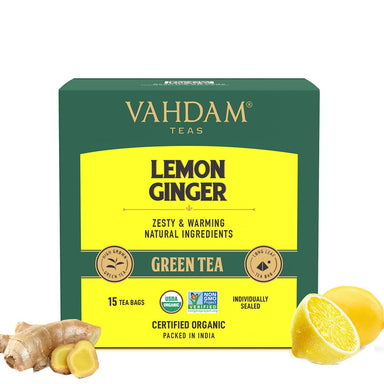Vanity Wagon | Buy Vahdam Teas Lemon Ginger Green Tea