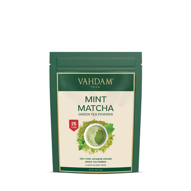 Vanity Wagon | Buy Vahdam Teas Mint Matcha Green Tea