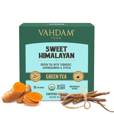 Vanity Wagon | Buy Vahdam Teas Sweet Himalayan Green Tea