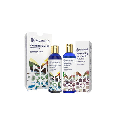 Vanity Wagon | Buy Vedaearth Double Cleansing Combo for Dry Skin