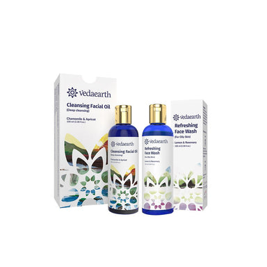 Vanity Wagon | Buy Vedaearth Double Cleansing Combo for Oily Skin