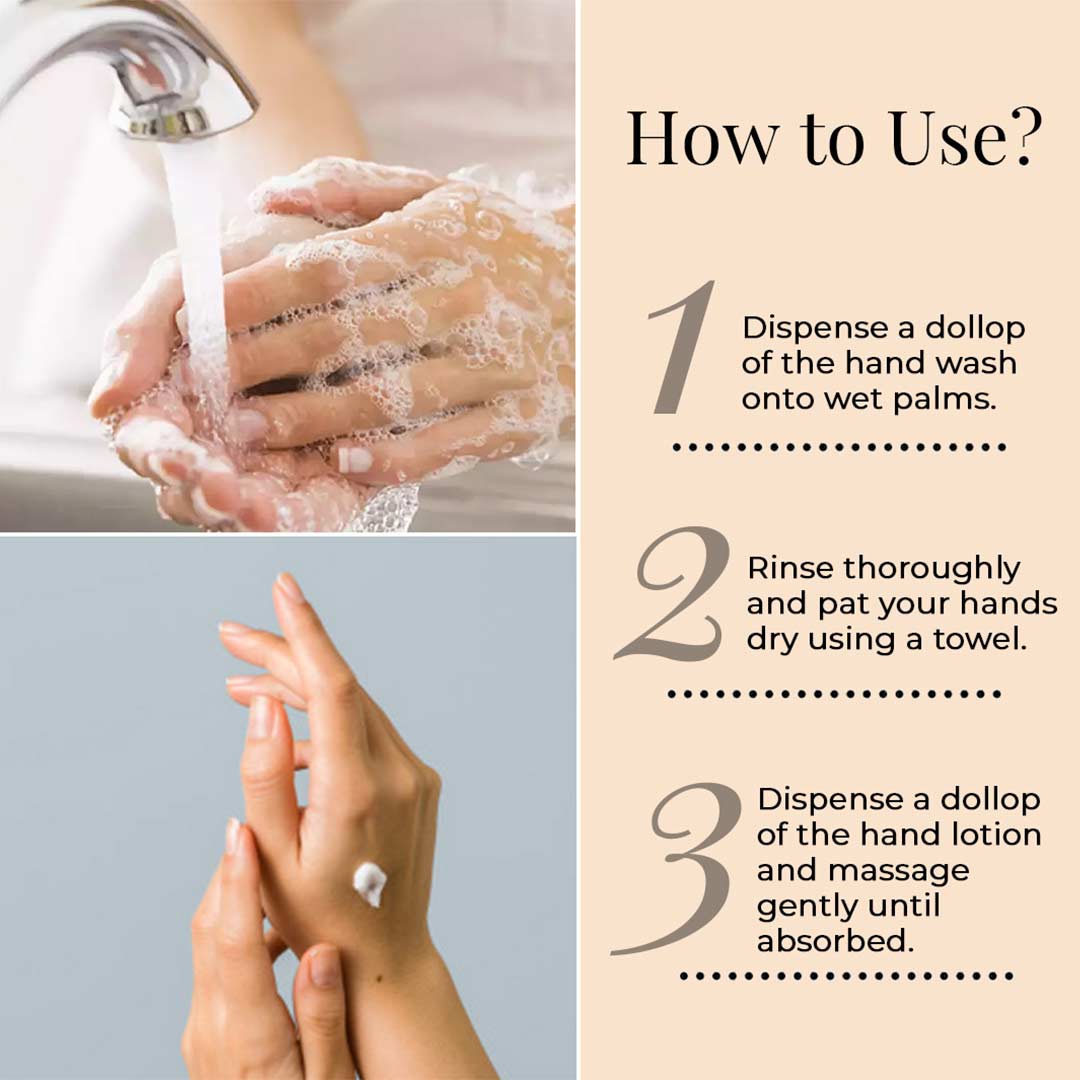 Nourish Mantra Vetiver & Lavender Upayas Hand Wash and Lotion Combo