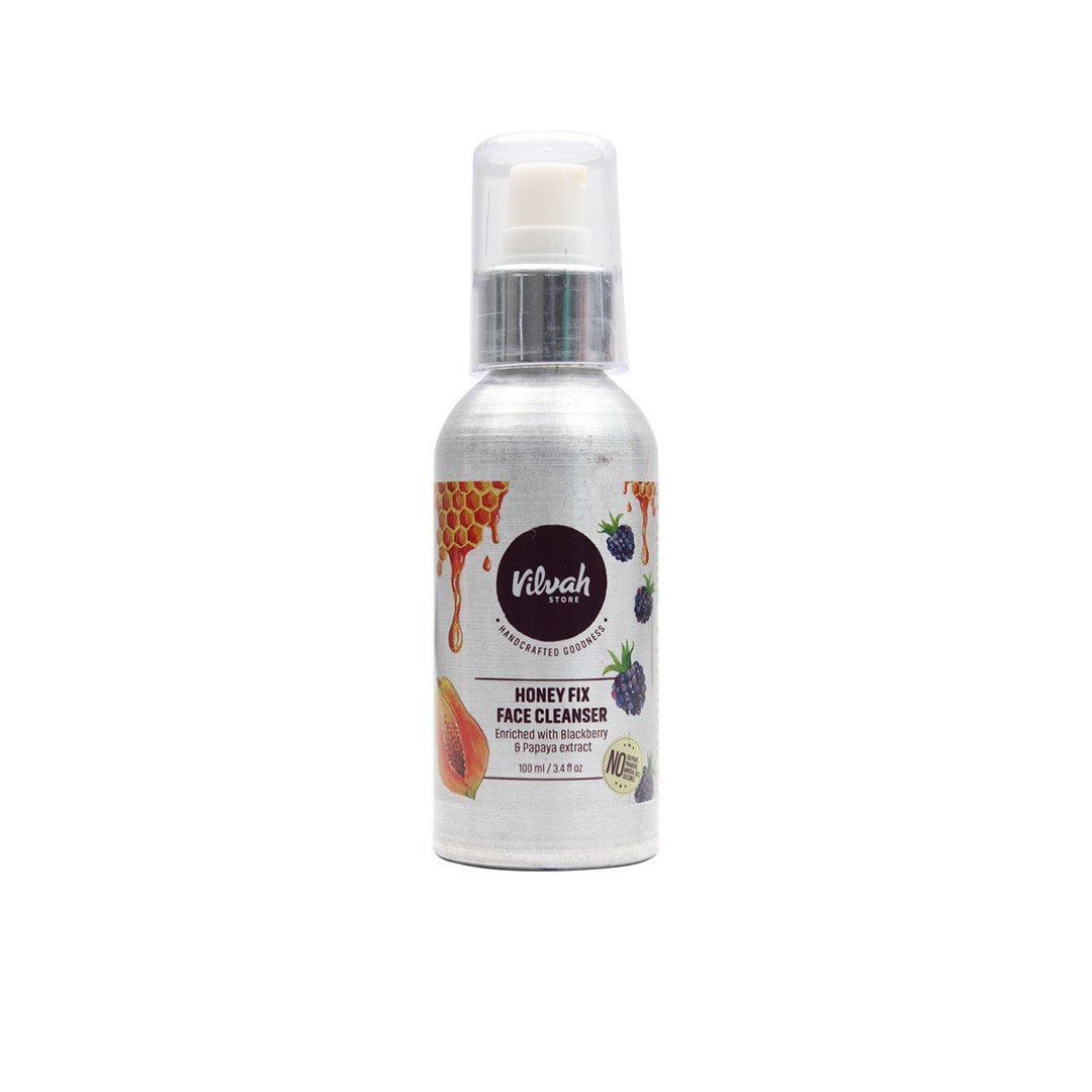 Vilvah Store Honey Fix Face Cleanser with Blackberry and Papaya Extract