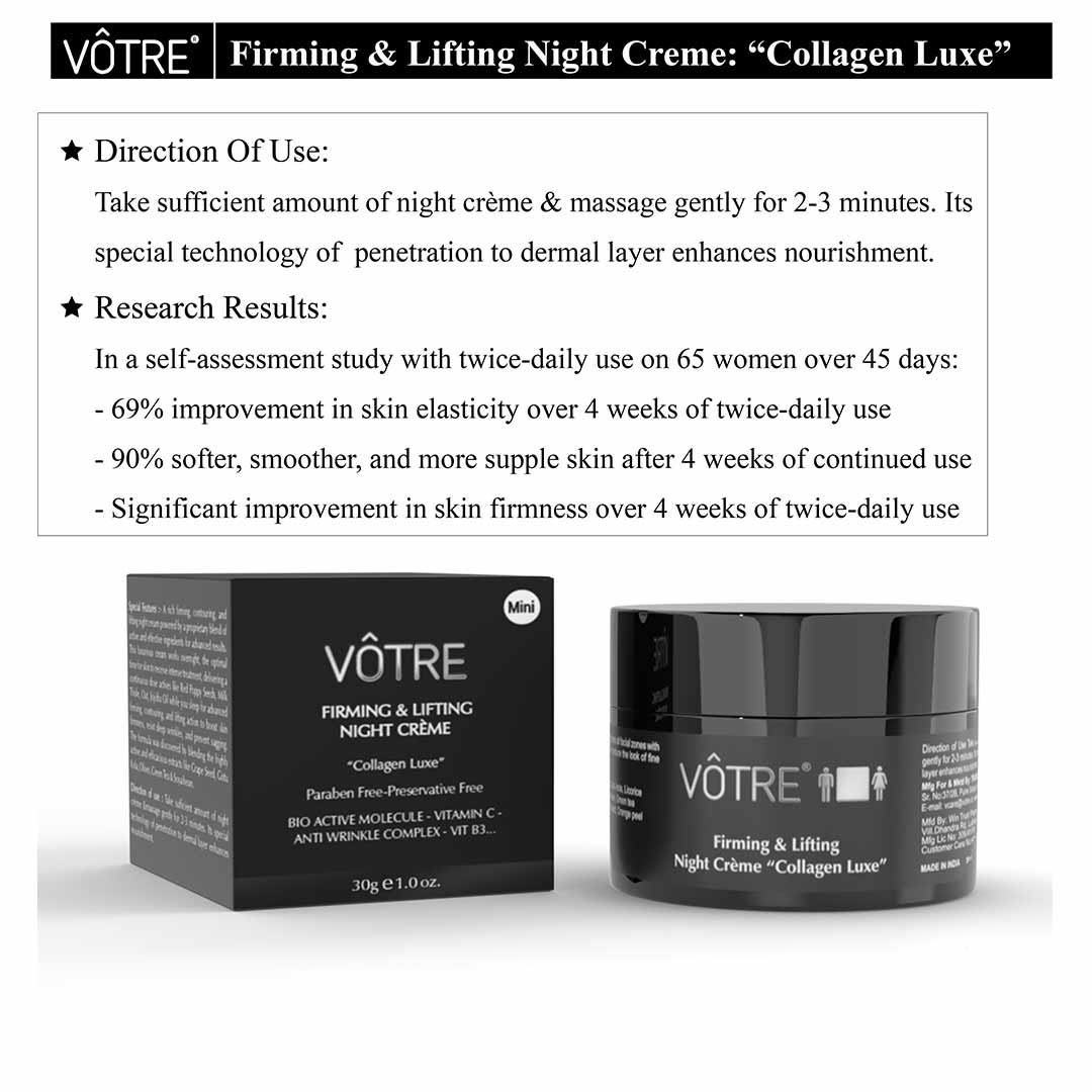 Vanity Wagon | Buy Votre Mini Firming & Lifting Night Crème, Collagen Luxe