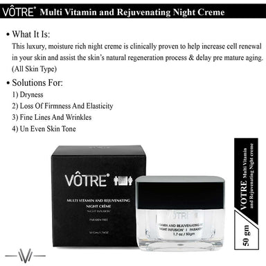 Vanity Wagon | Buy Votre Multi Vitamin And Rejuvenating Night Crème