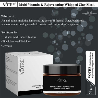 Vanity Wagon | Buy Votre Multi Vitamin & Rejuvenating Whipped Clay Mask