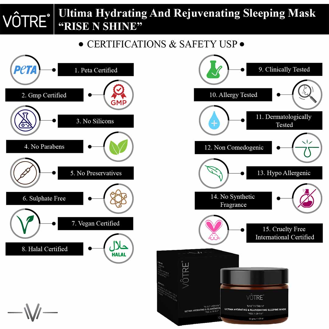 Vanity Wagon | Buy Votre Multi Vitamin Ultima Hydrating & Rejuvenating Sleeping Mask