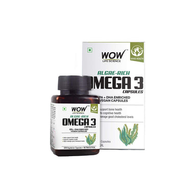 Vanity Wagon | Buy WOW Life Science Algae-Rich Omega 3 Capsules with EPA & DHA