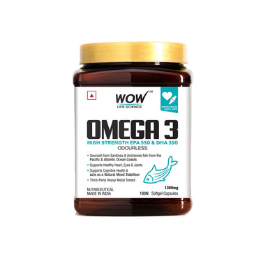 Vanity Wagon | Buy WOW Life Science Omega 3 Capsules with Fish Oil