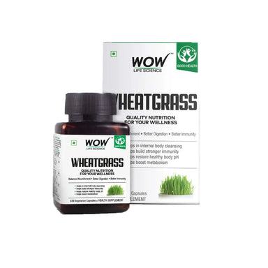 Vanity Wagon | Buy WOW Life Science Wheatgrass Health Supplement