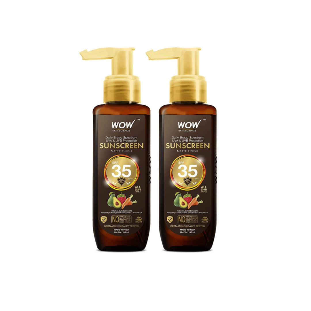 Vanity Wagon | Buy WOW Skin Science Sunscreen Matte Finish SPF 35 PA++ Pack