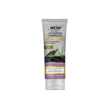 Vanity Wagon | Buy WOW Skin Science Activated Charcoal Face Wash with Tea Tree Oil