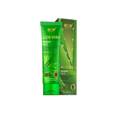 Vanity Wagon | Buy WOW Skin Science Aloe Vera Sleeping Pack with Hyaluronic Acid & Green Tea
