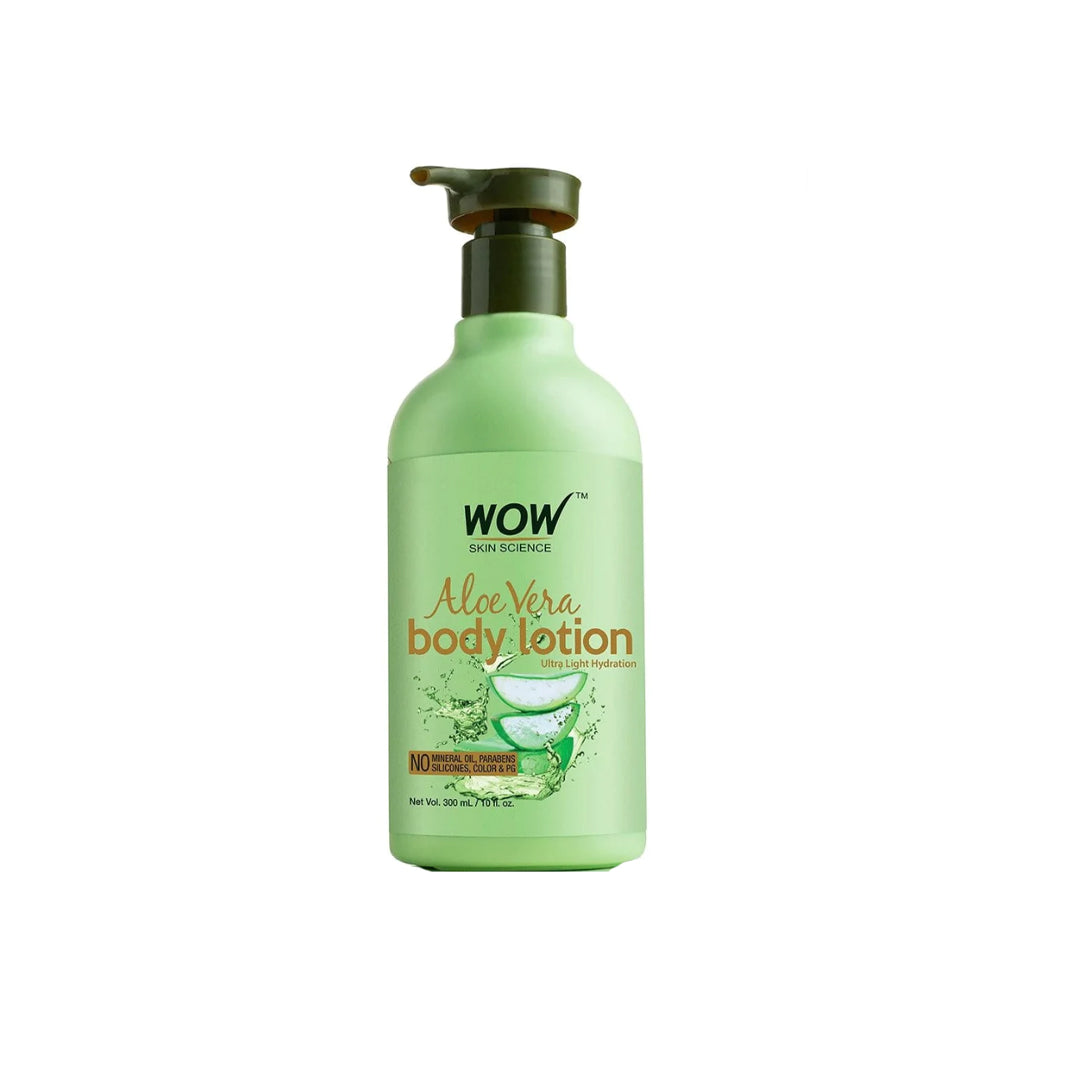 Vanity Wagon | Buy WOW Skin Science Aloe Vera Ultra Light Hydration Body Lotion