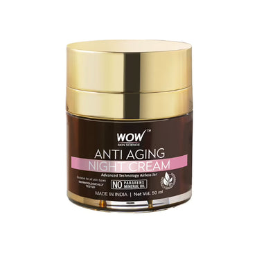 Vanity Wagon | Buy WOW Skin Science Anti Aging Night Cream with Aloe Juice & Shea Butter