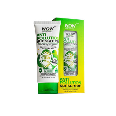 Vanity Wagon | Buy WOW Skin Science Anti Pollution Sunscreen SPF 40 Lotion