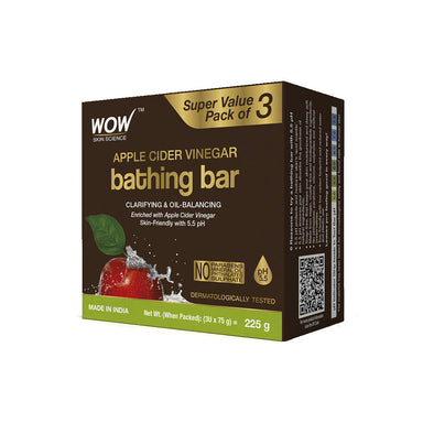 Vanity Wagon | Buy WOW Skin Science Apple Cider Vinegar Bathing Bar Pack