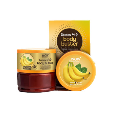 Vanity Wagon | Buy WOW Skin Science Banana Pulp Body Butter with Sweet Almond & Aloe Vera