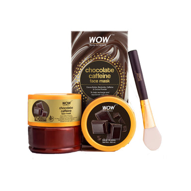 Vanity Wagon | Buy WOW Skin Science Chocolate Caffeine Face Mask with Cocoa Butter & Bentonite