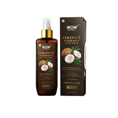 Vanity Wagon | Buy WOW Skin Science Coconut Super Rich Facial Toner with Cucumber, Green Tea & Witch Hazel