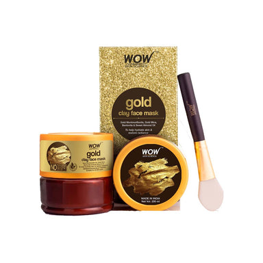 Vanity Wagon | Buy WOW Skin Science Gold Clay Face Mask with Bentonite & Sweet Almond Oil