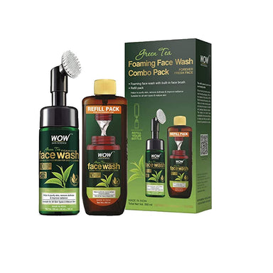 Vanity Wagon | Buy WOW Skin Science Green Tea Foaming Face Wash Combo Pack