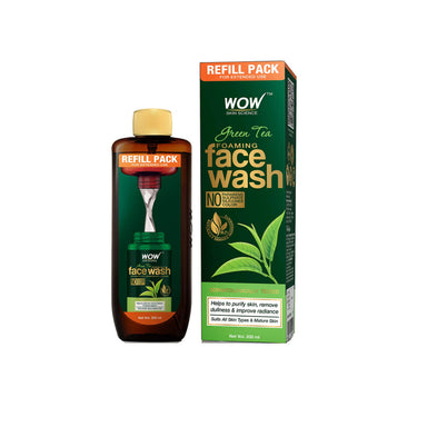 Vanity Wagon | Buy WOW Skin Science Green Tea Foaming Face Wash Refill Pack
