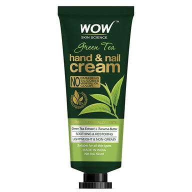 Vanity Wagon | Buy WOW Skin Science Green Tea Hand & Nail Cream with Tucuma Butter