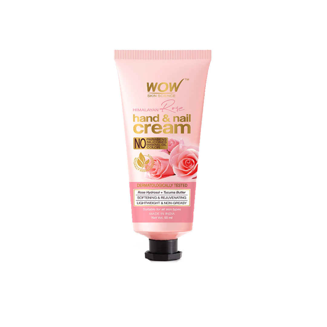 Vanity Wagon | Buy WOW Skin Science Himalayan Rose Hand & Nail Cream with Tucuma Butter