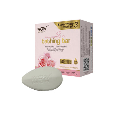 Vanity Wagon | Buy WOW Skin Science Himalayan Rose Bathing Bar Pack